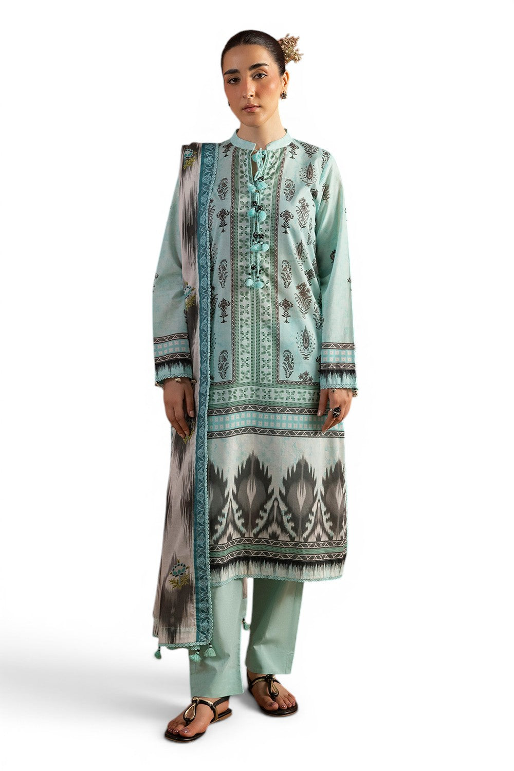 3 Piece Printed Lawn Suit with Dupatta