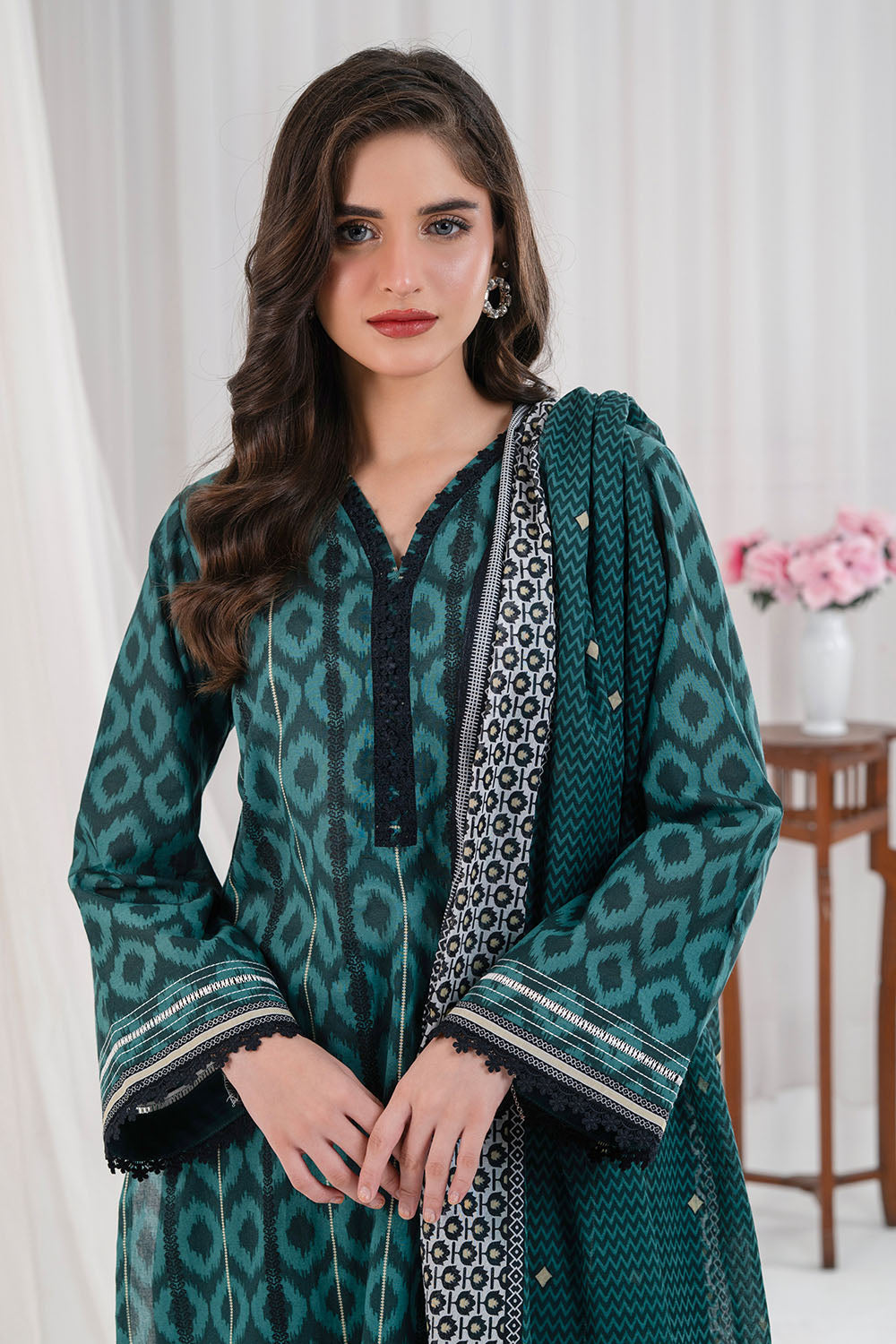 3 Piece Printed Lawn Suit