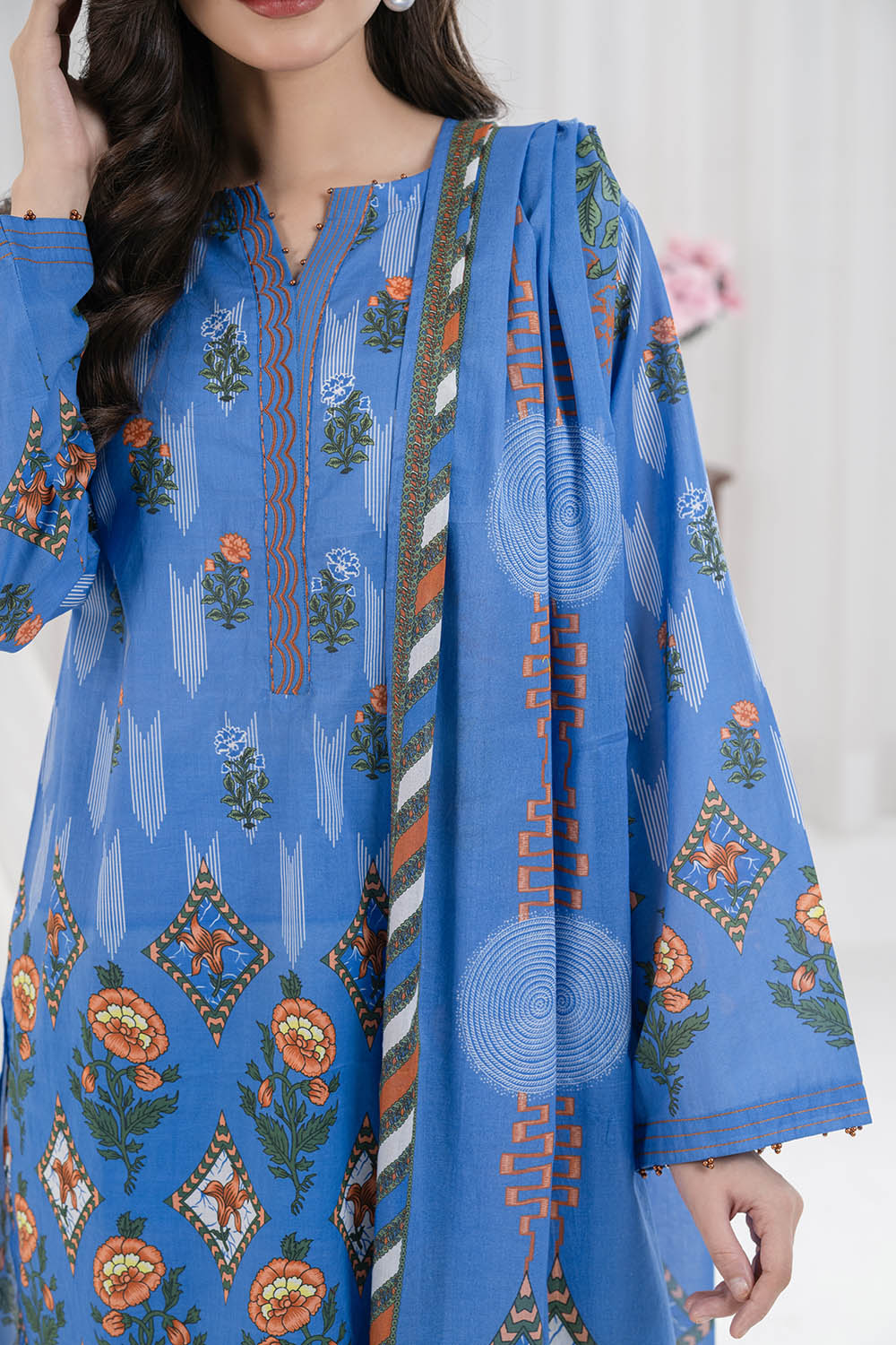 3 Piece Printed Lawn Suit