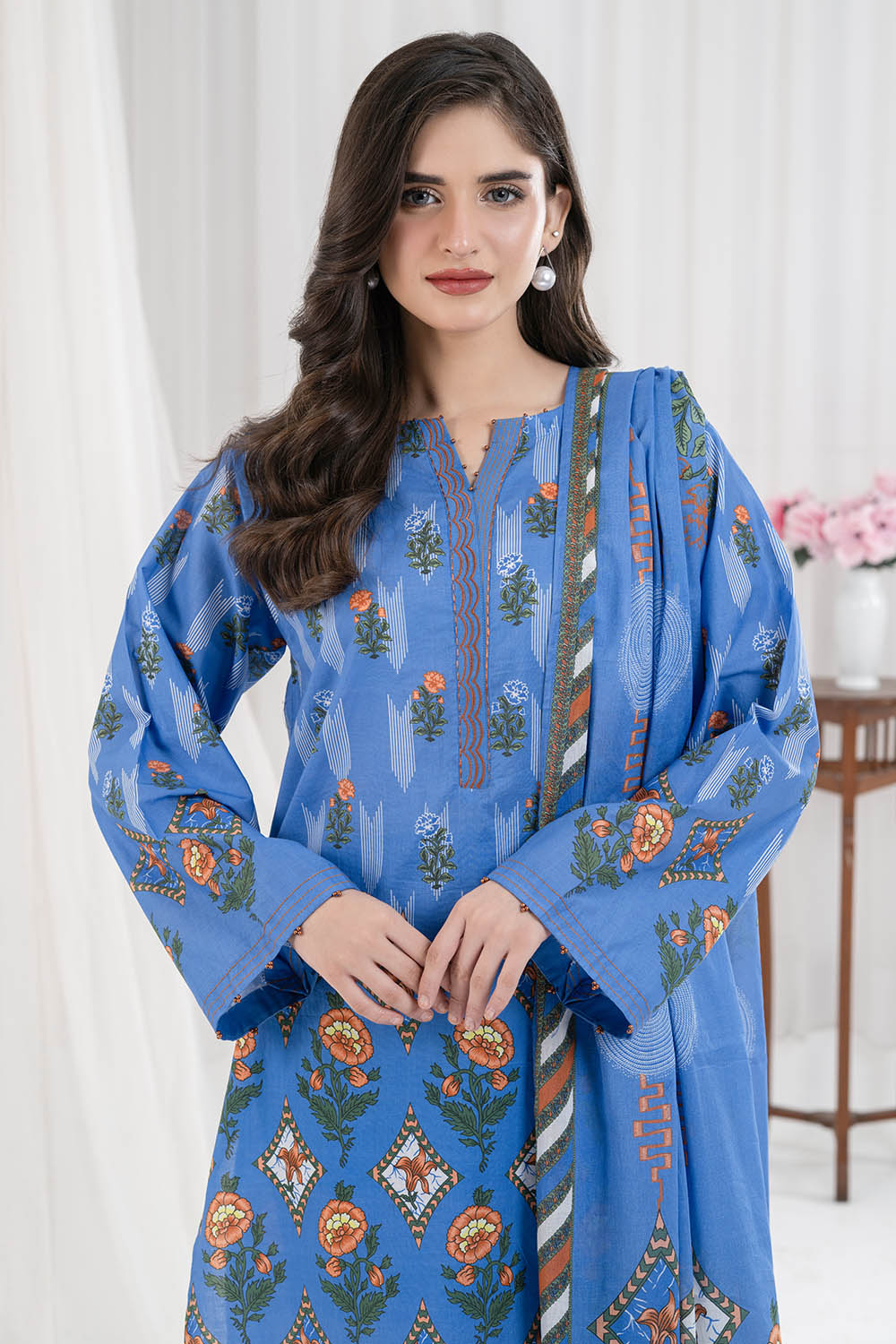 3 Piece Printed Lawn Suit
