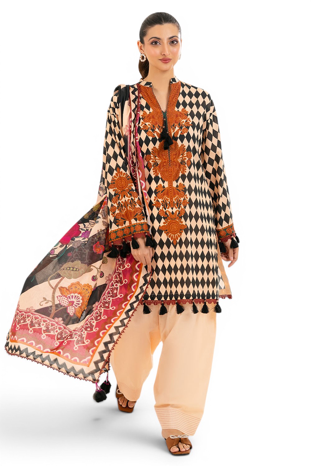 3 Piece Printed Lawn Suit