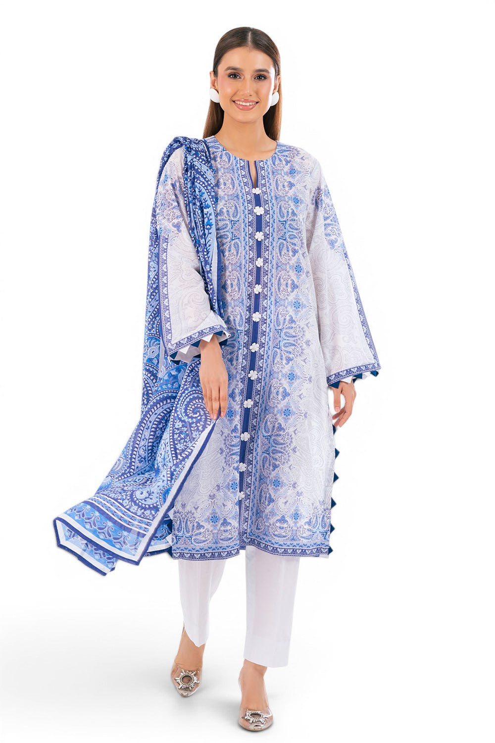 3 Piece Printed Lawn Suit