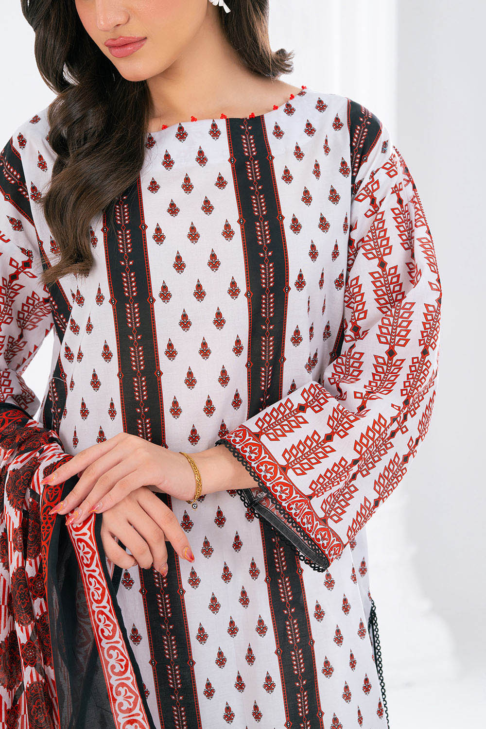 3 Piece Printed Lawn Suit