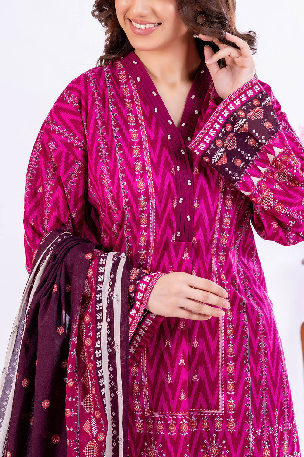 3 Piece Printed Lawn Suit