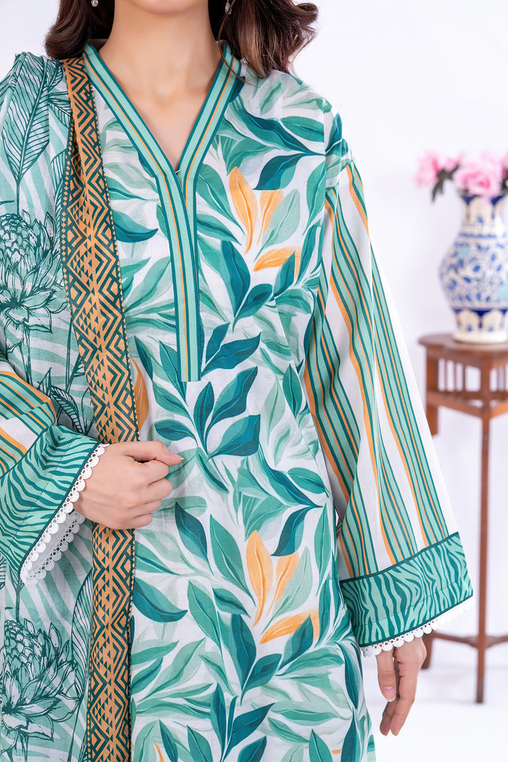 3 Piece Printed Lawn Suit