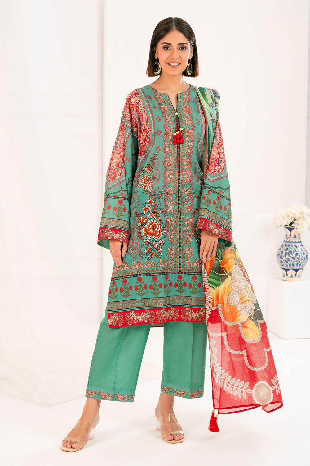 3 Piece Printed Lawn Suit