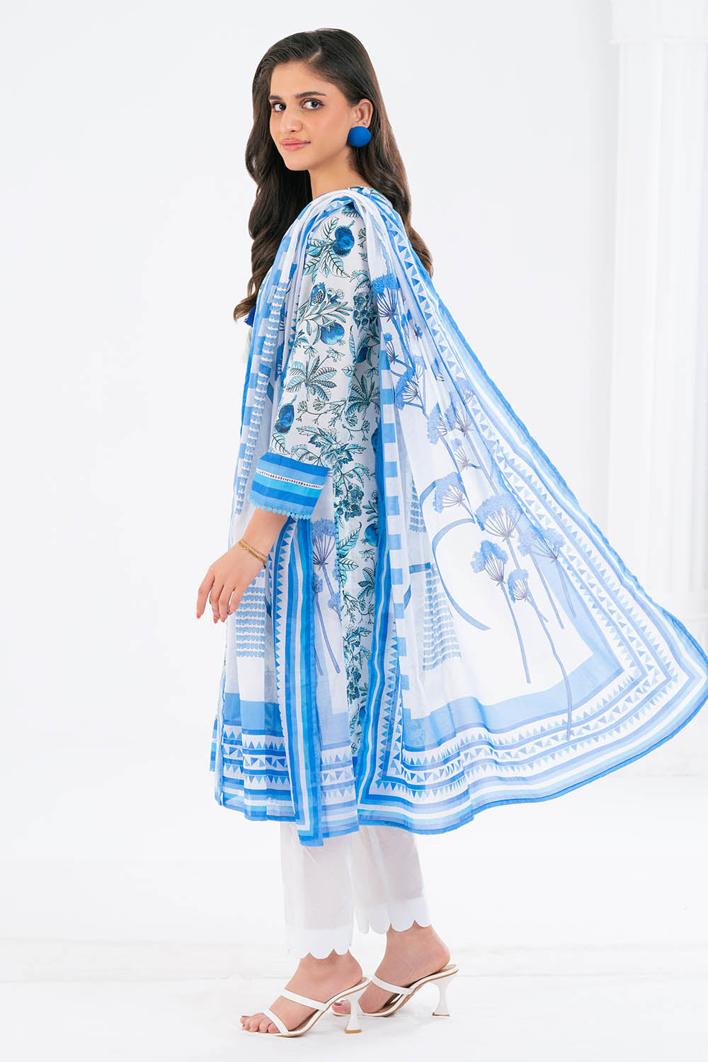 3 Piece Printed Lawn Suit