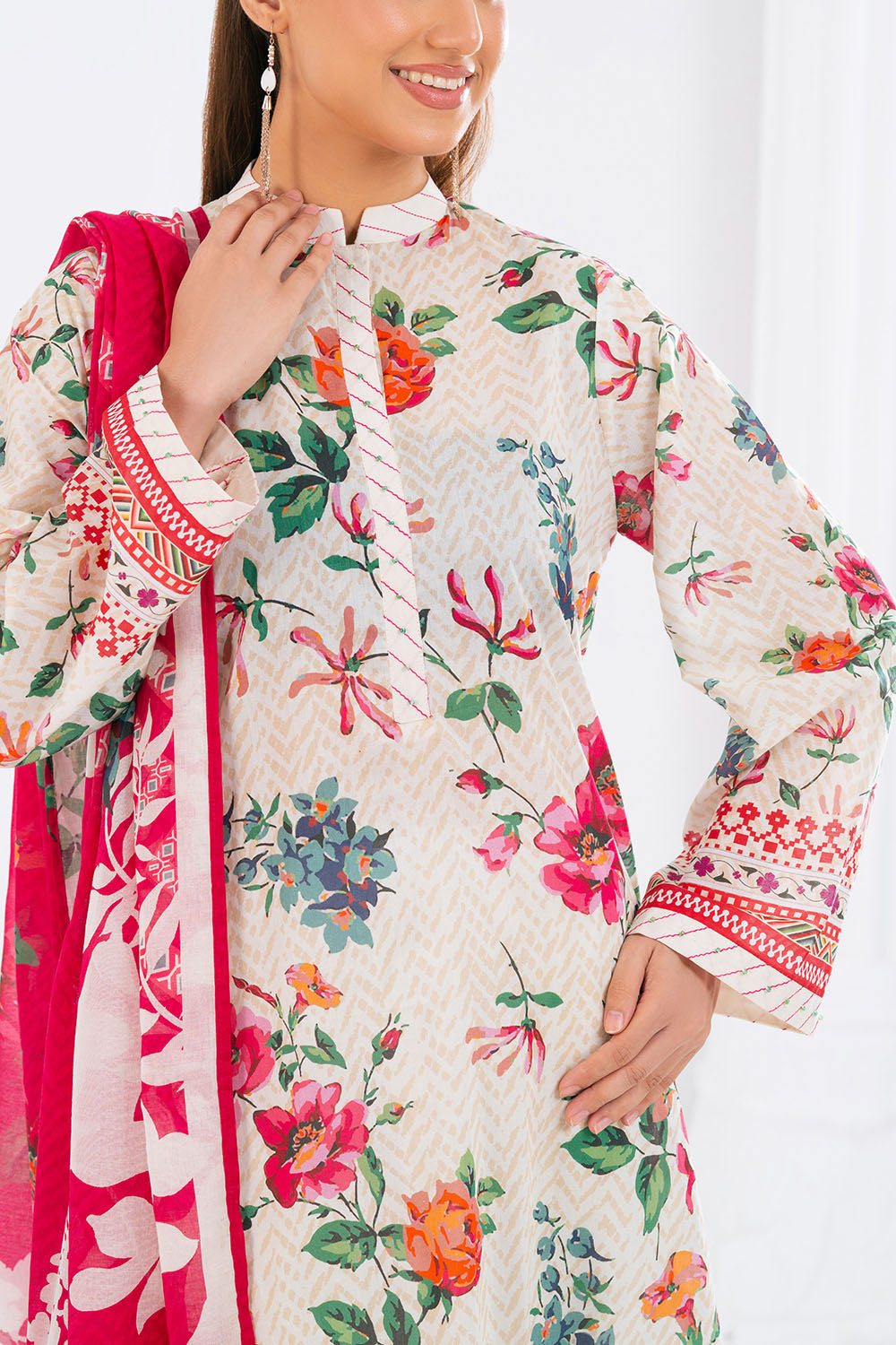 3 Piece Printed Lawn Suit