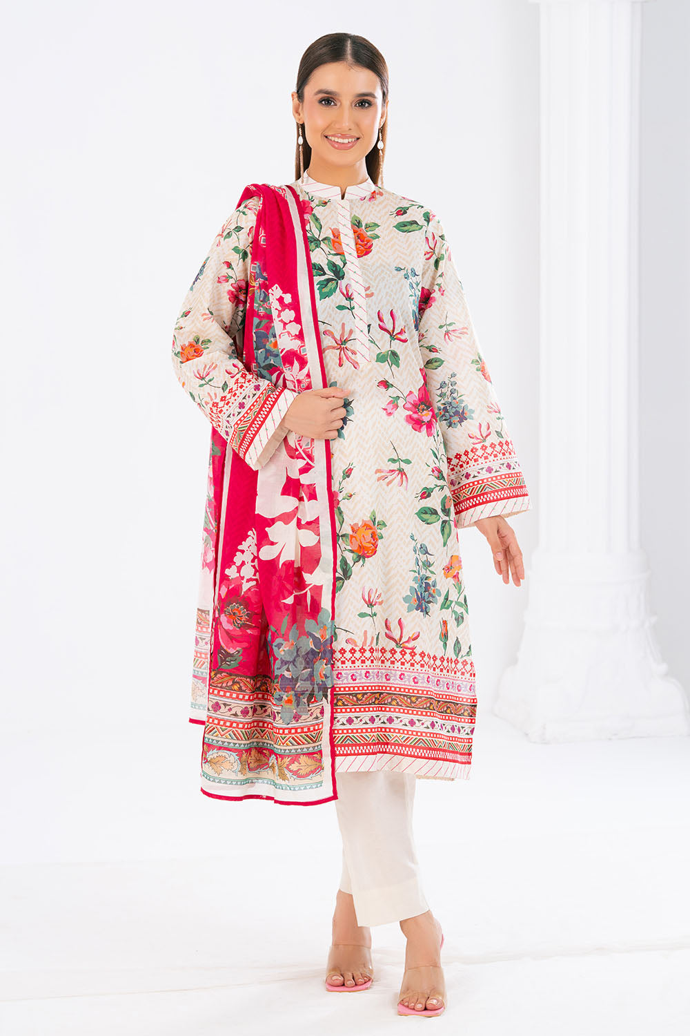 3 Piece Printed Lawn Suit