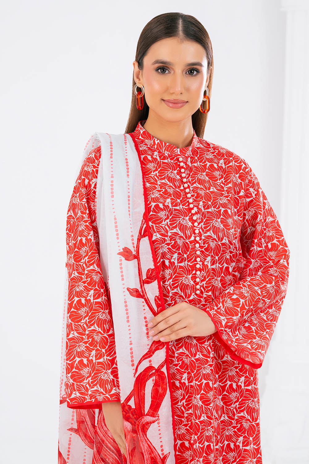 3 Piece Printed Lawn Suit