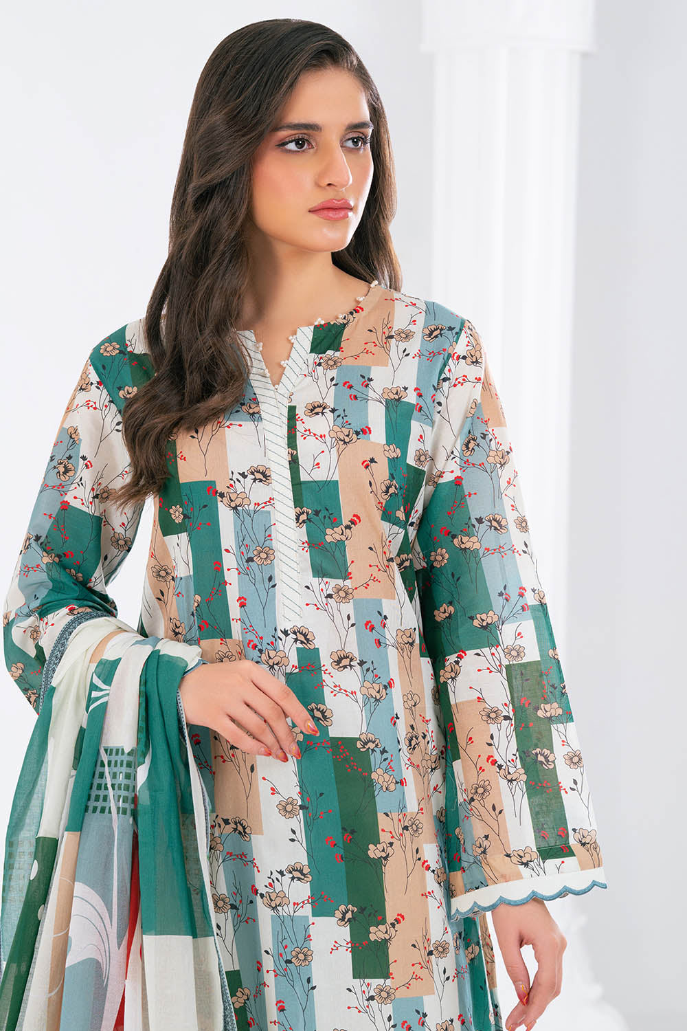 3 Piece Printed Lawn Suit