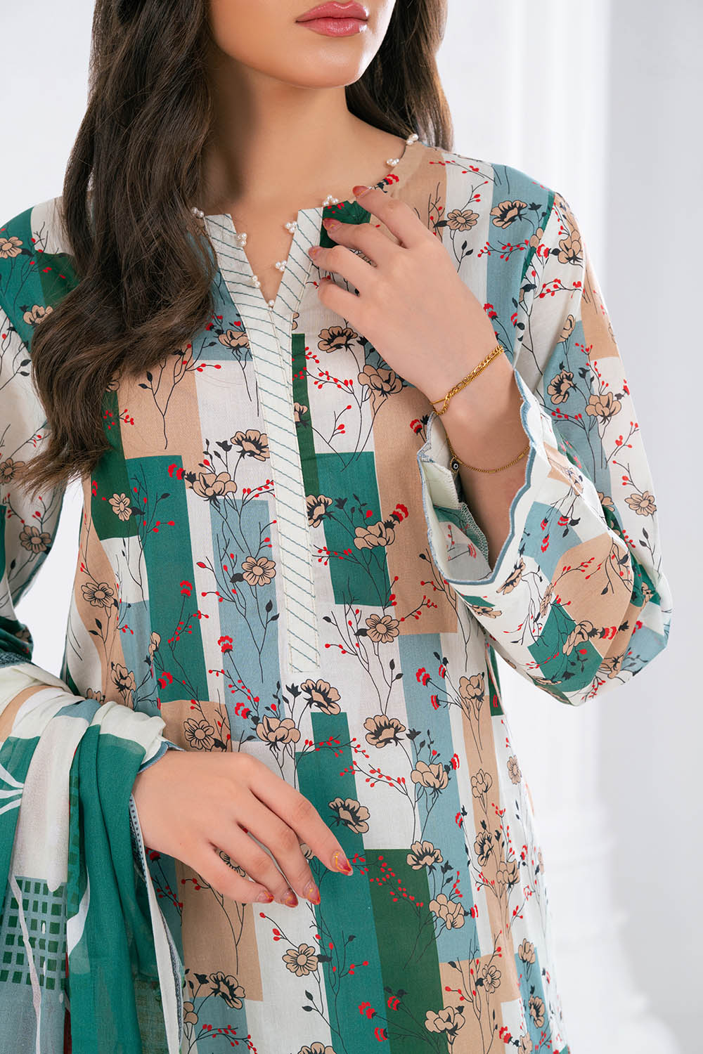 3 Piece Printed Lawn Suit