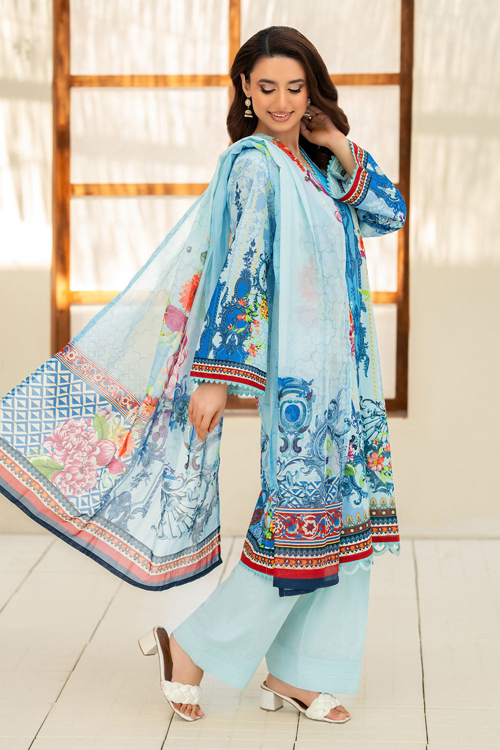 3 Piece Printed Lawn Suit
