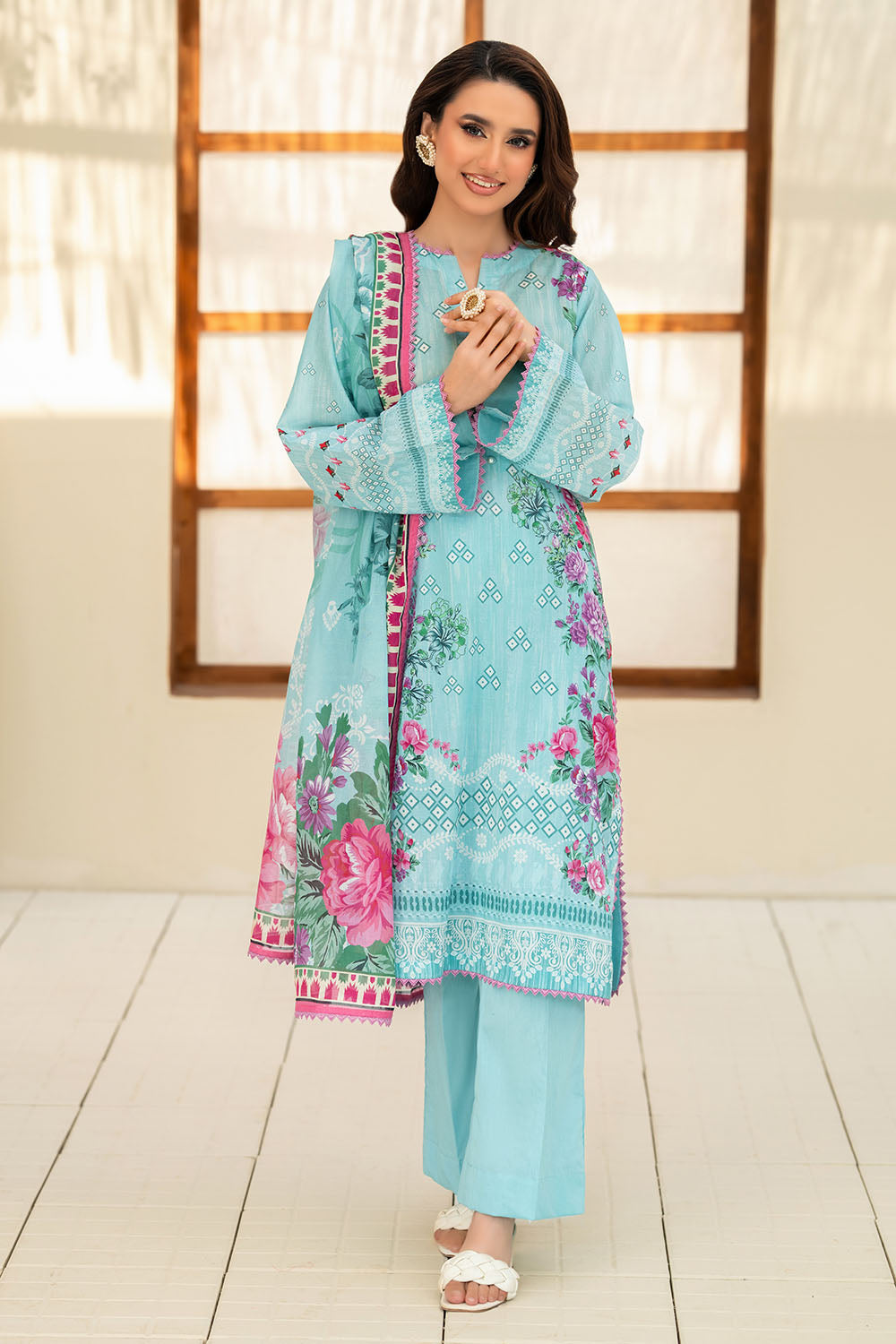 3 Piece Printed Lawn Suit