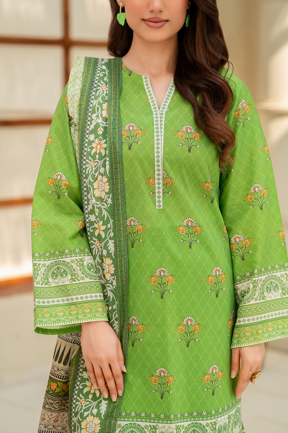 3 Piece Printed Lawn Suit