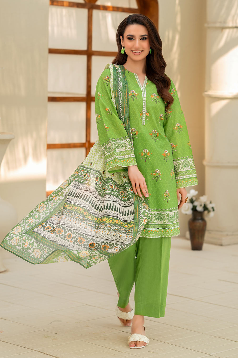 3 Piece Printed Lawn Suit