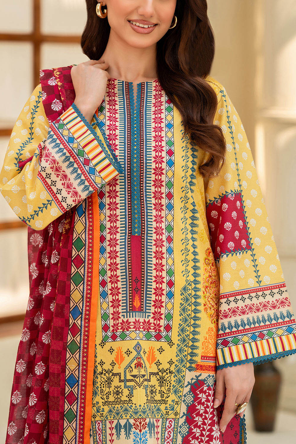 3 Piece Printed Lawn Suit
