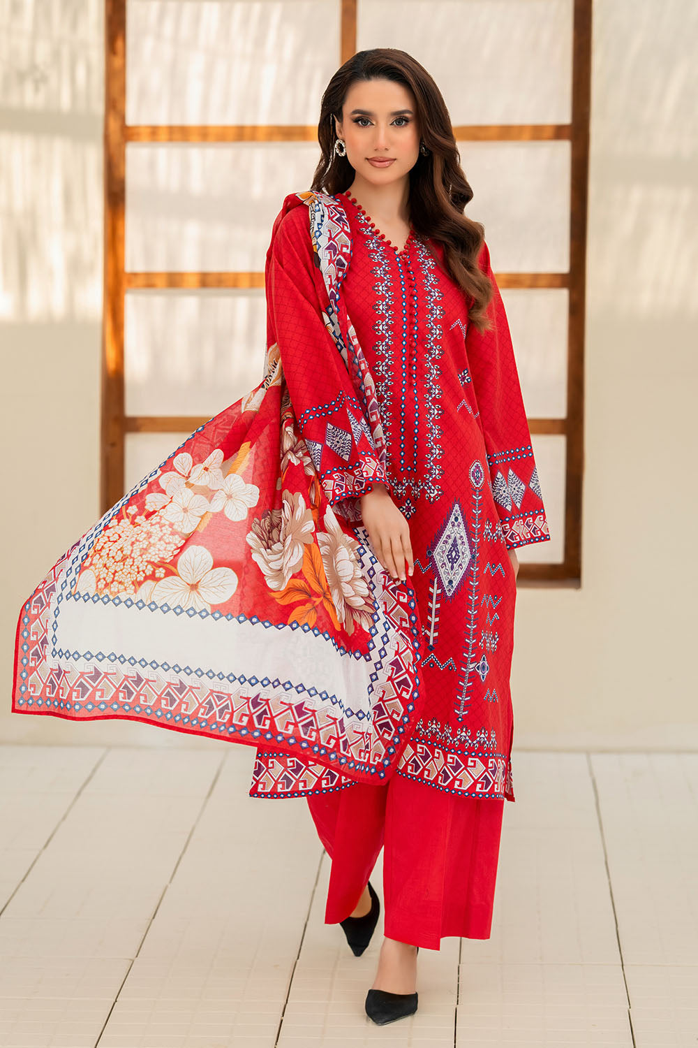 3 Piece Printed Lawn Suit