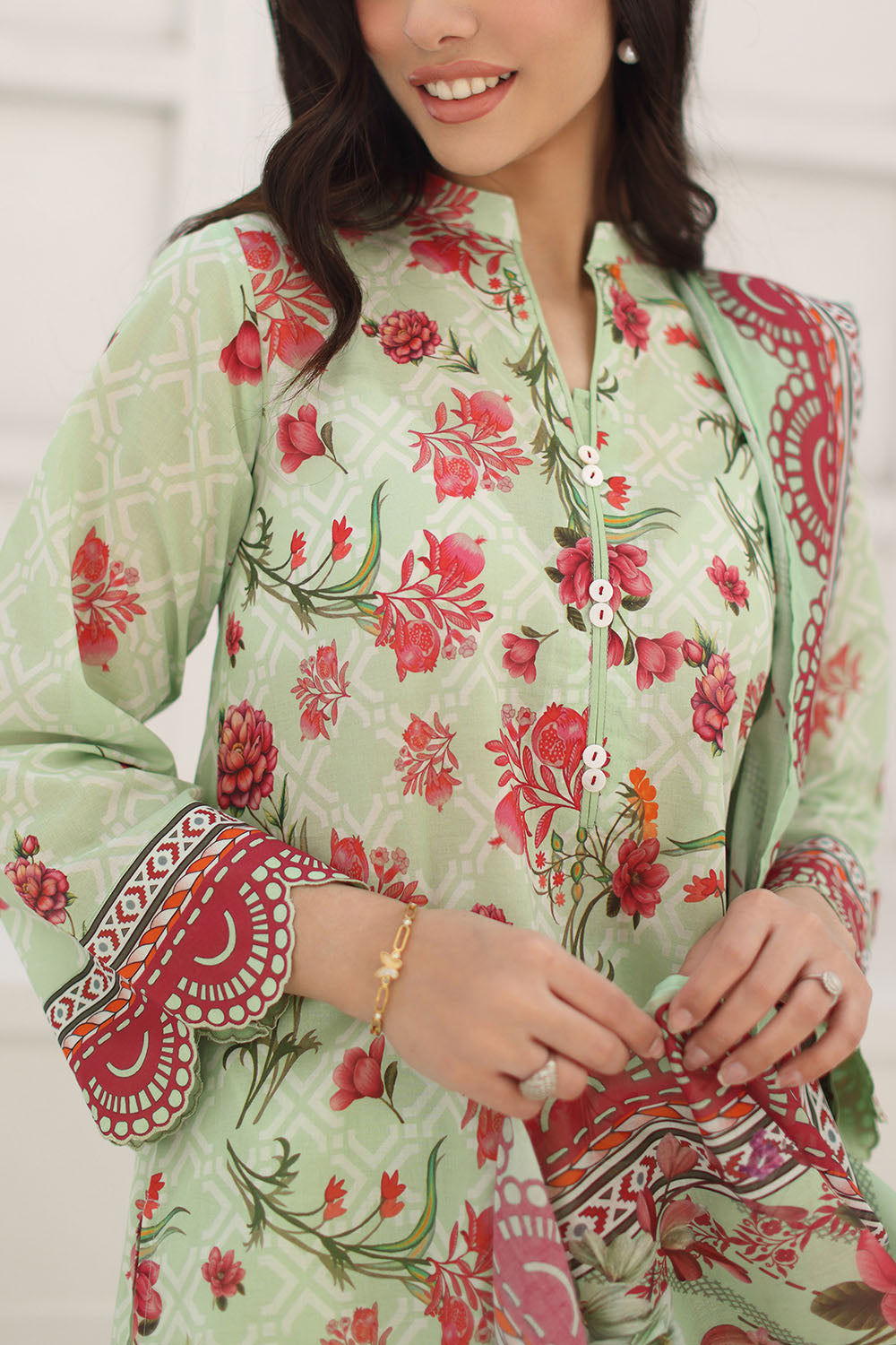 3 Piece Printed Lawn Suit