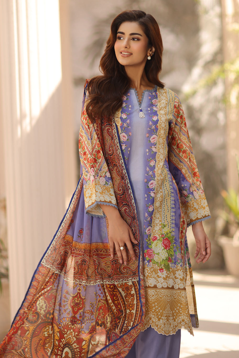 3 Piece Printed Lawn Suit