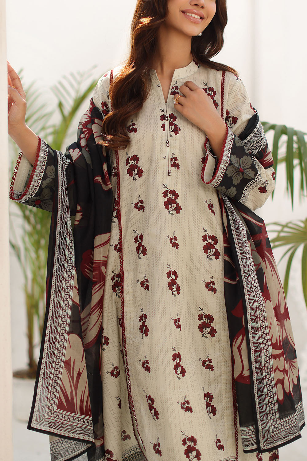 3 Piece Printed Lawn Suit