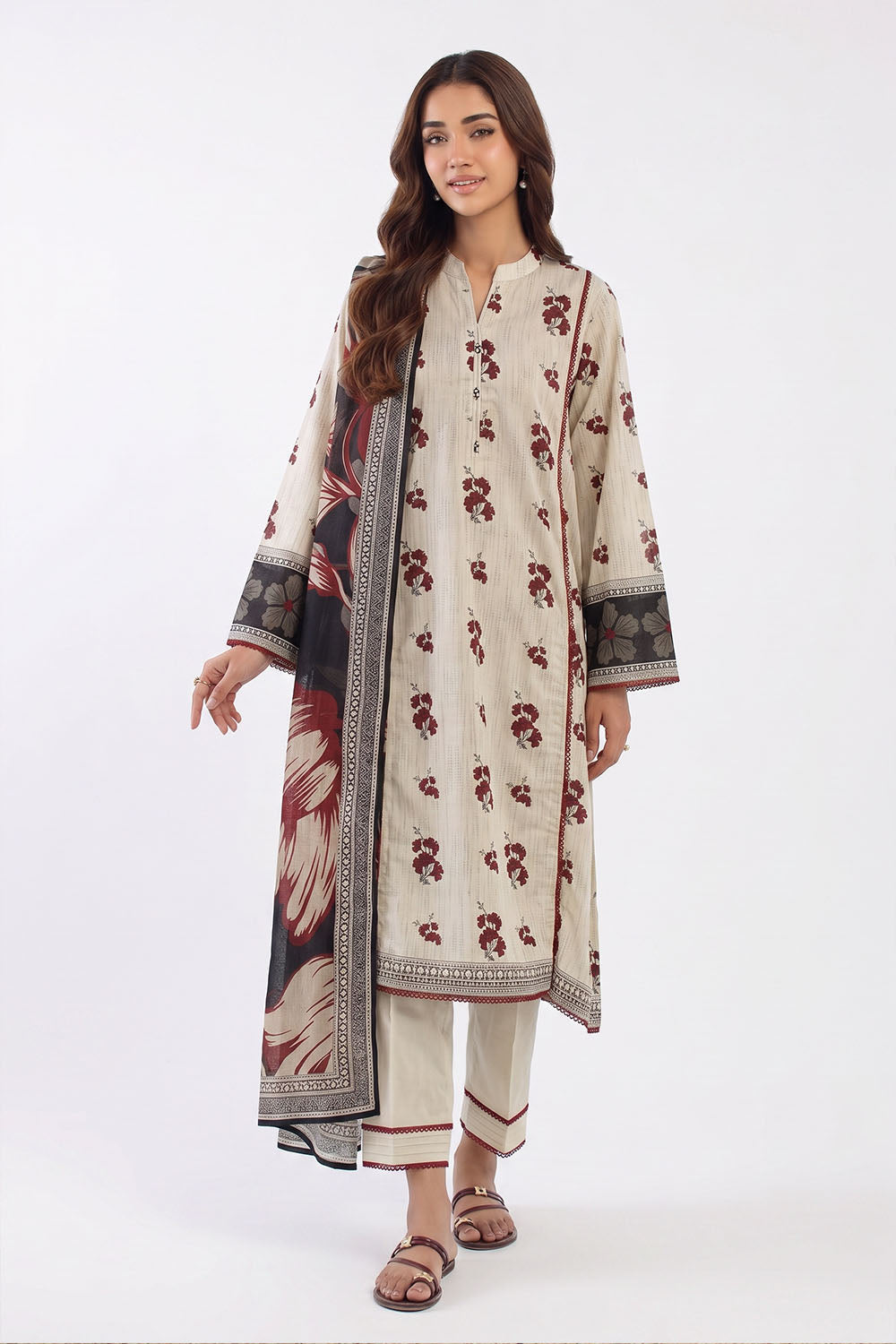 3 Piece Printed Lawn Suit