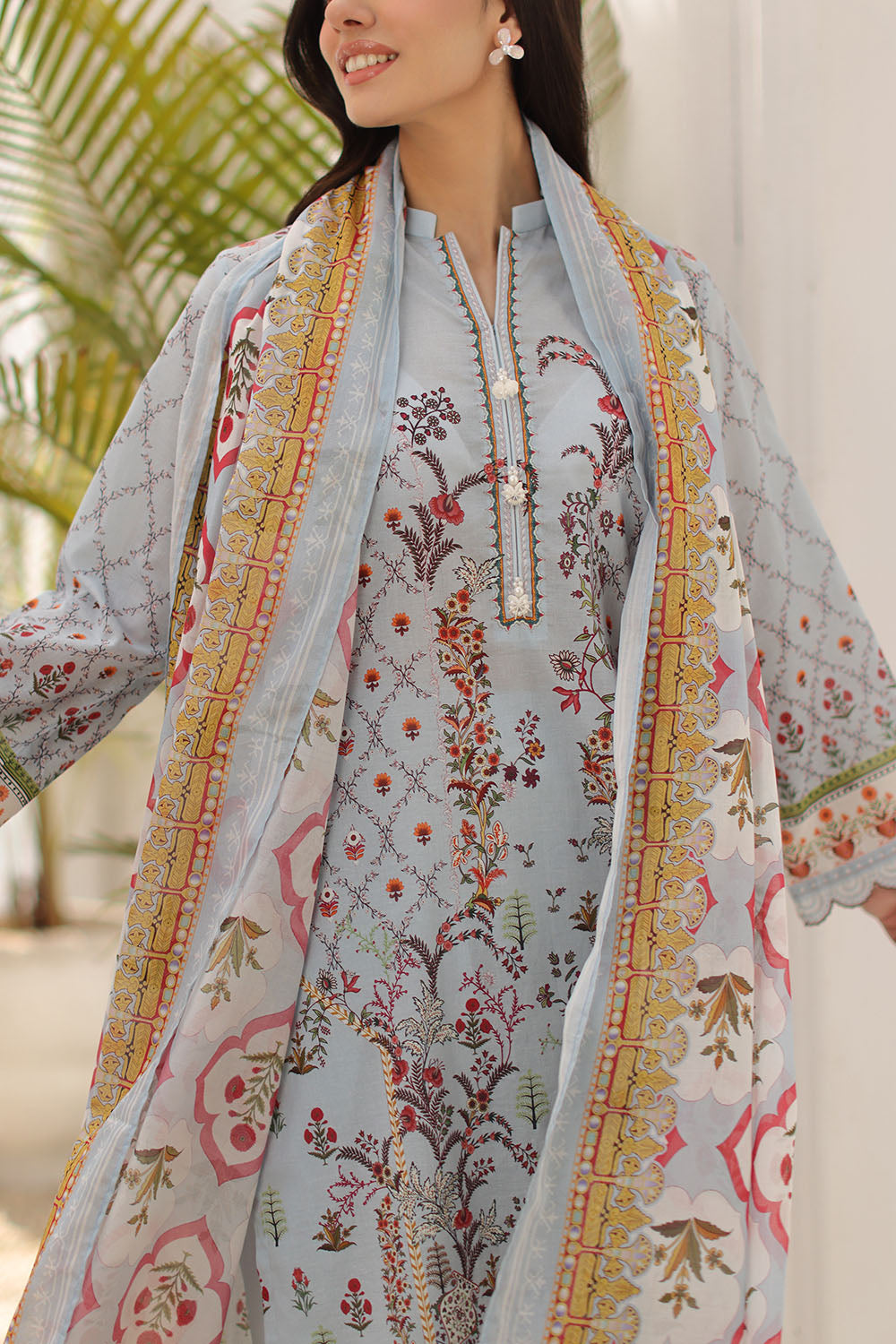 3 Piece Printed Lawn Suit