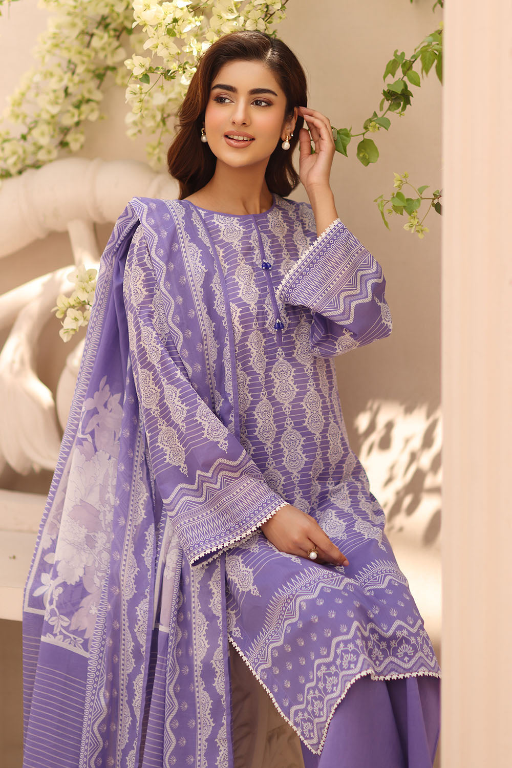 3 Piece Printed Lawn Suit
