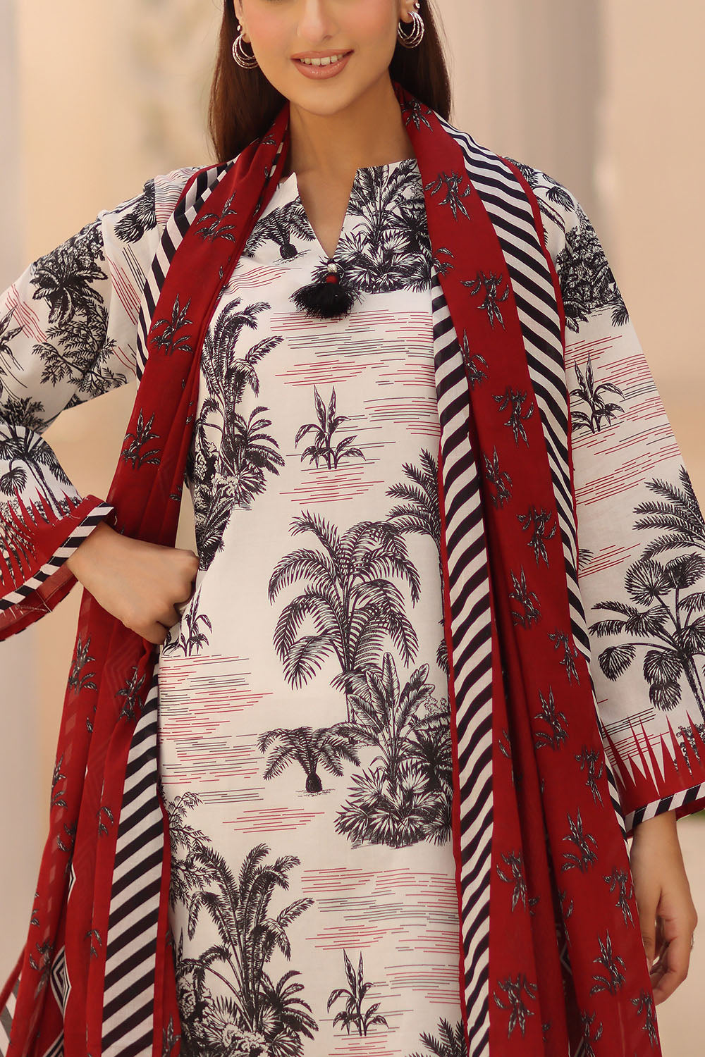 3 Piece Printed Lawn Suit