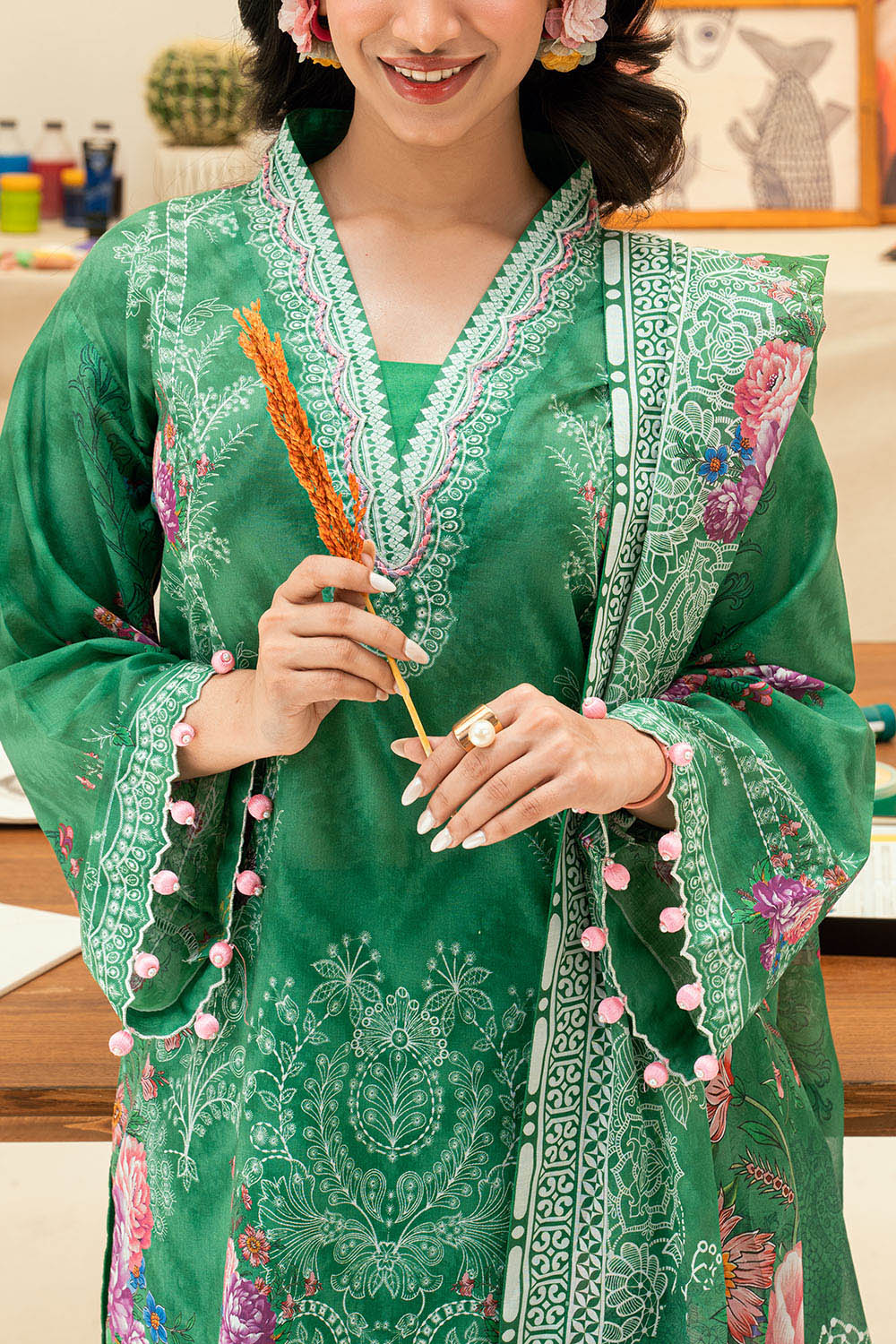 3 Piece Printed Lawn Suit - W-FB-SP1-26-455575