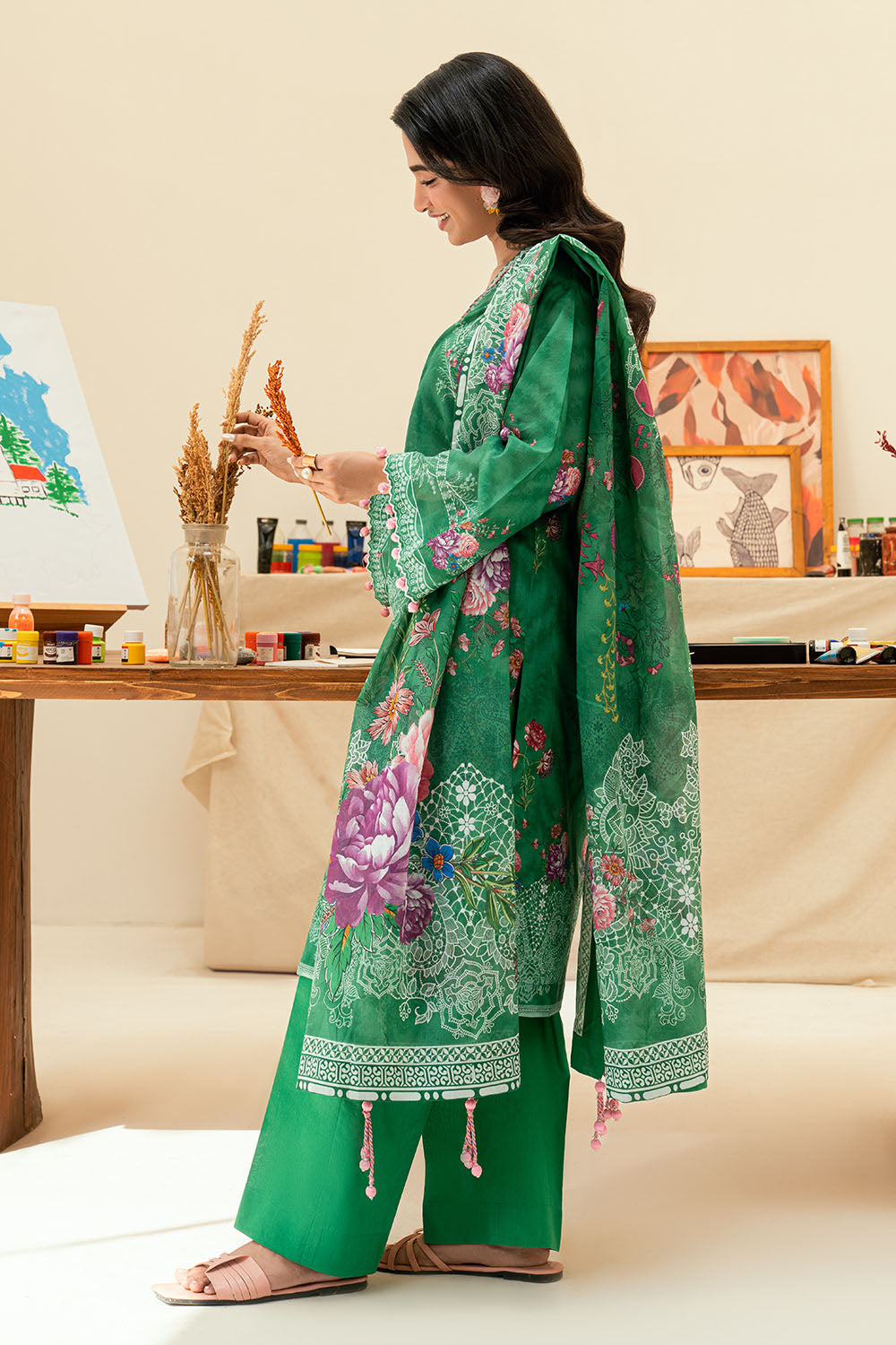 3 Piece Printed Lawn Suit