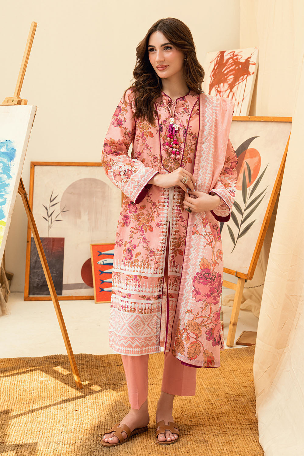 3 Piece Printed Lawn Suit