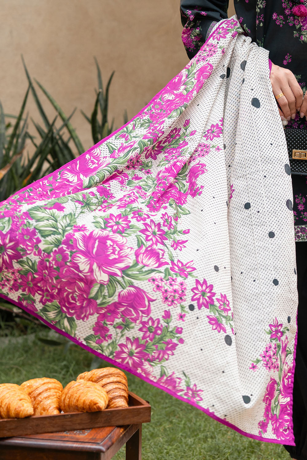 3 Piece Printed Lawn Suit with Printed Lawn Dupatta
