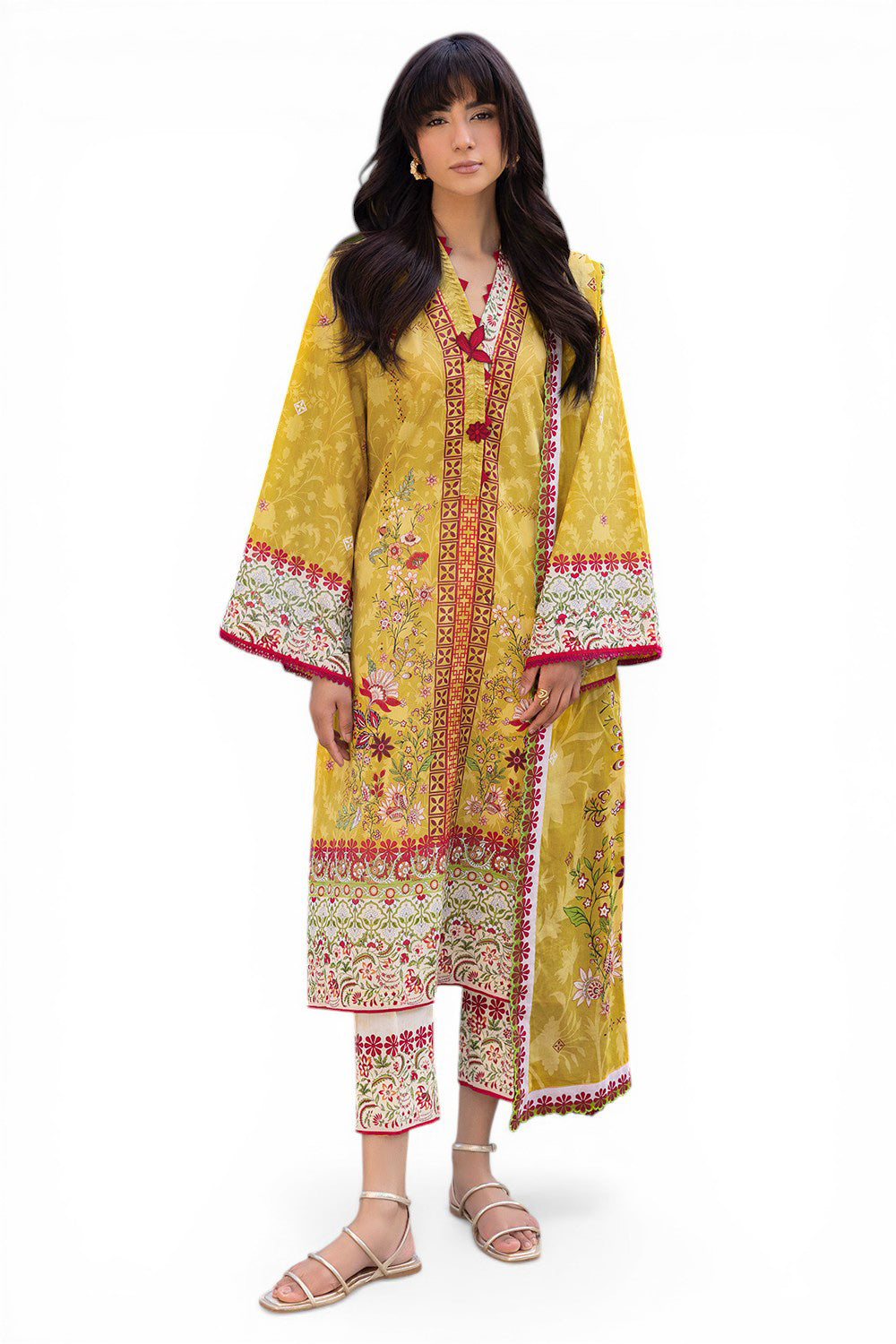 3 Piece Printed Lawn Suit