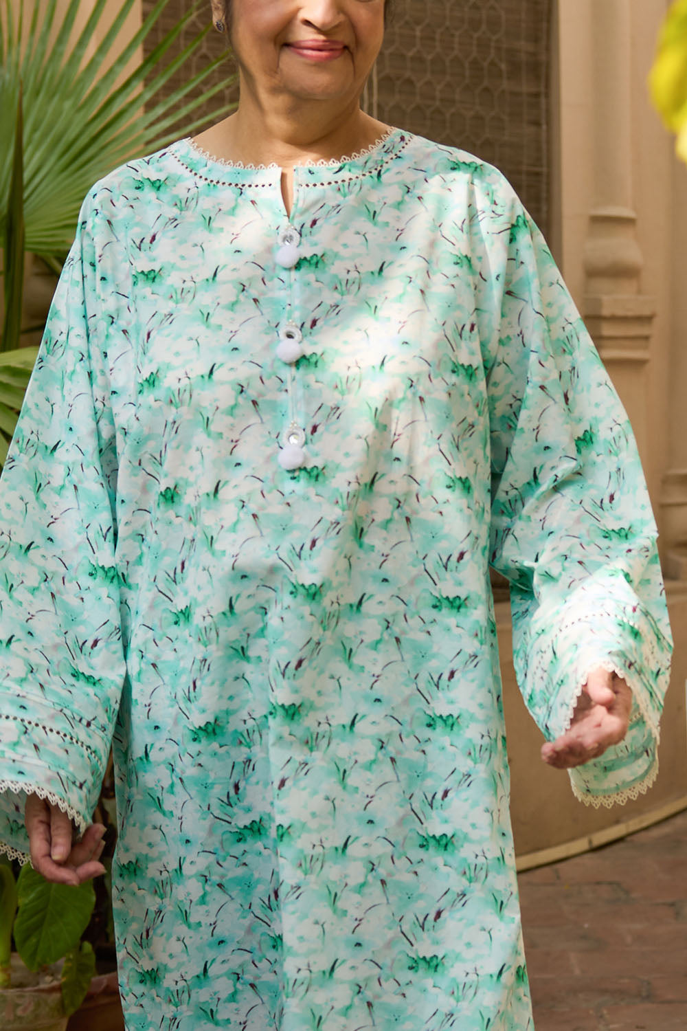 1 Piece Printed Lawn Shirt