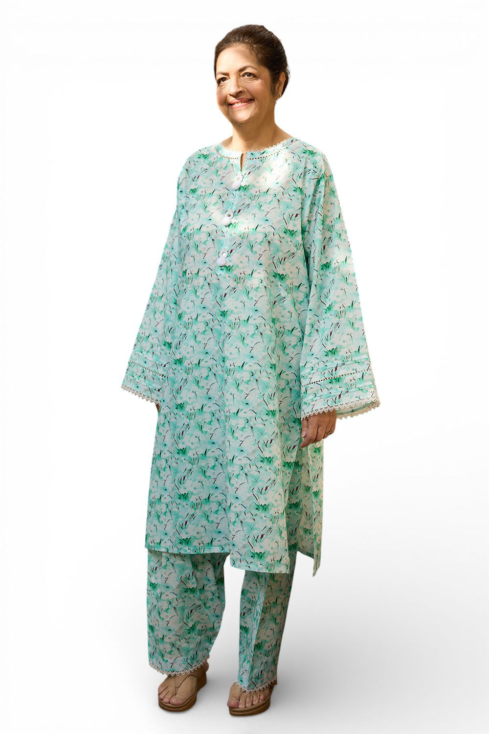 1 Piece Printed Lawn Shirt