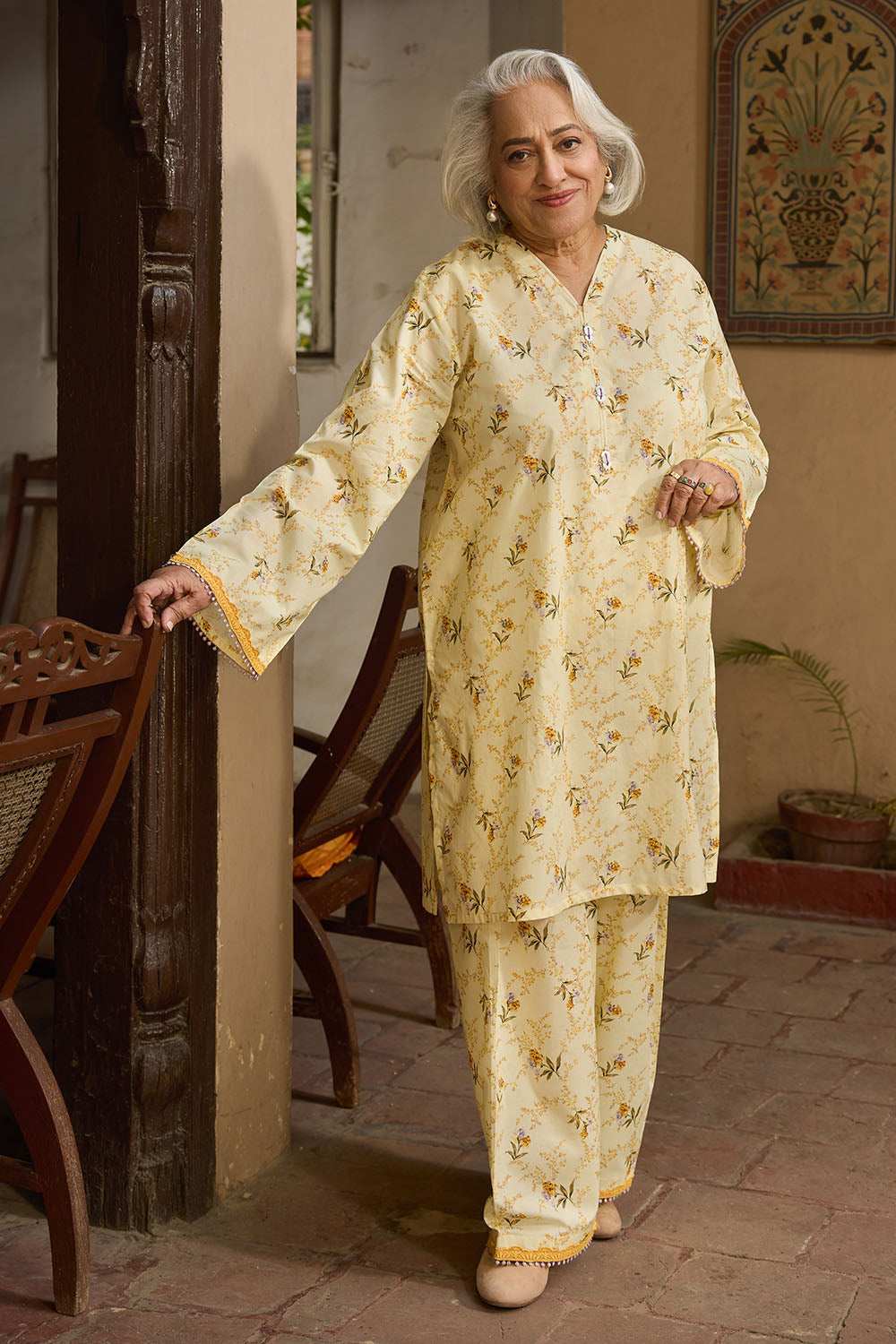 1 Piece Printed Lawn Shirt
