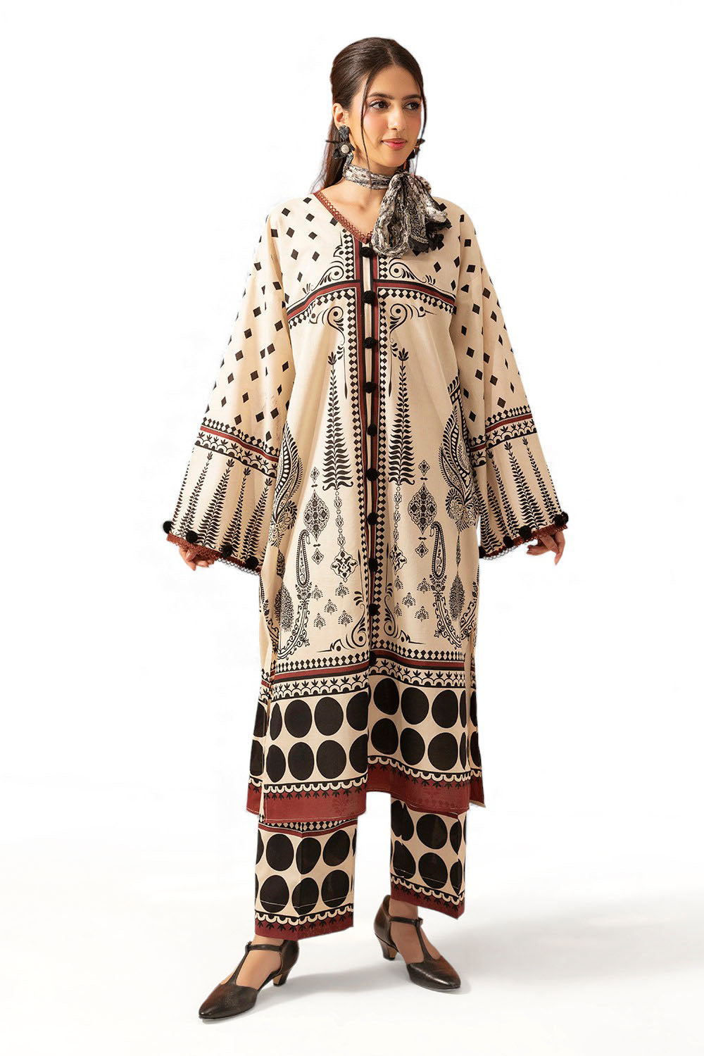 2 Piece Printed Lawn Suit