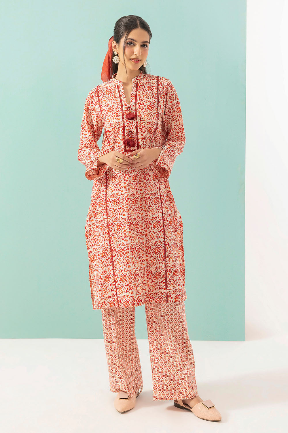 2 Piece Printed Lawn Suit