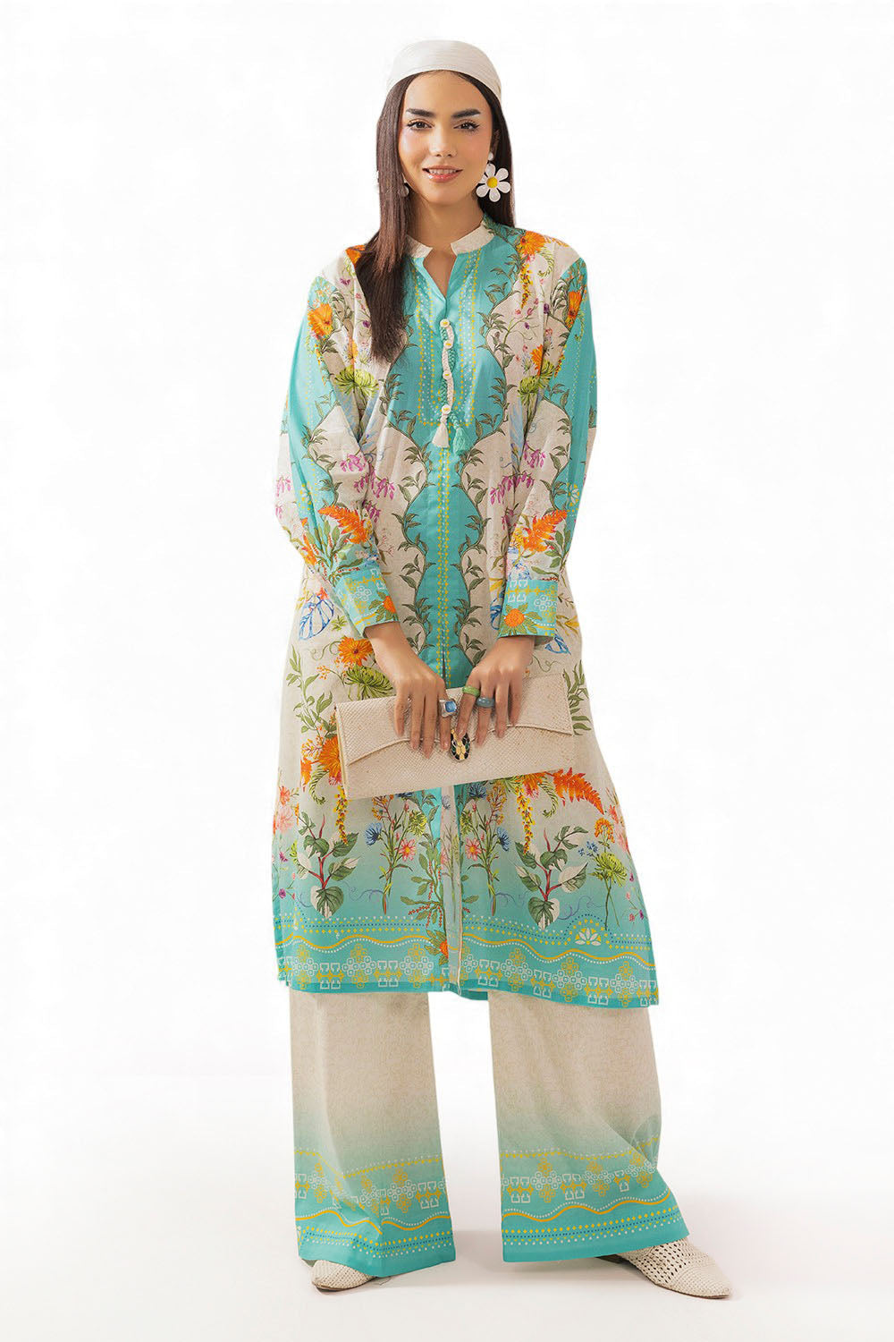 2 Piece Printed Lawn Suit