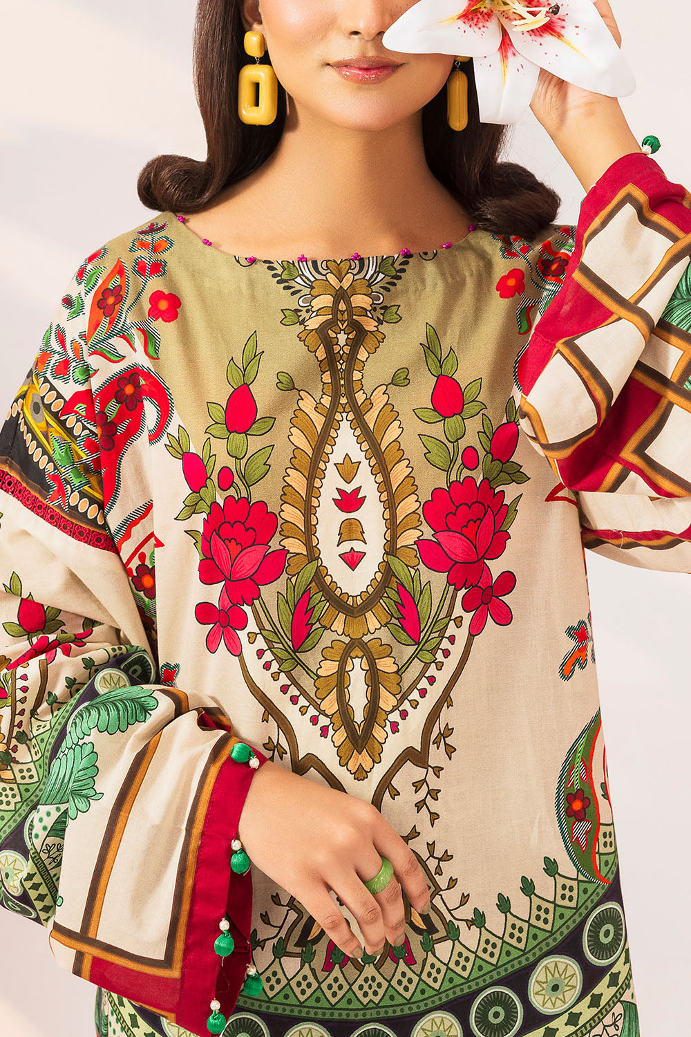 2 Piece Printed Lawn Suit