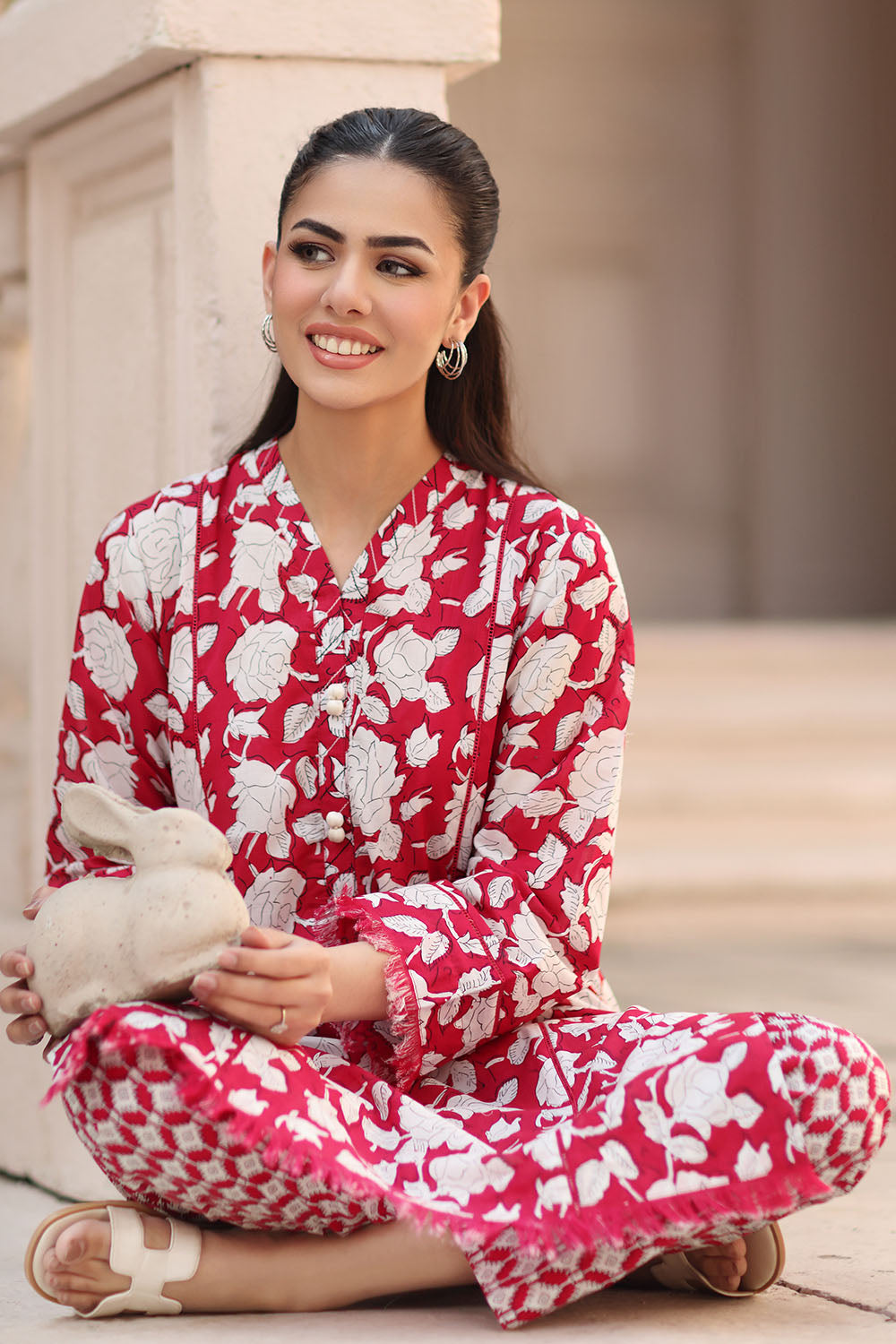 2 Piece Printed Lawn Suit