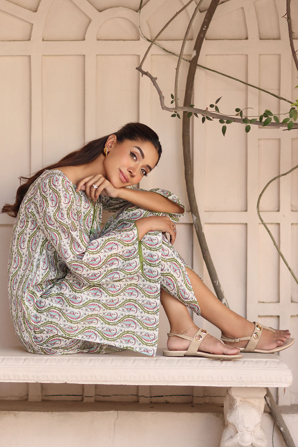 2 Piece Printed Lawn Suit
