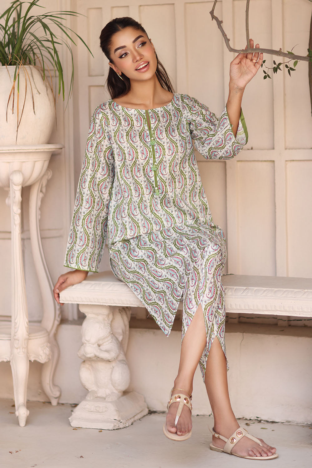 2 Piece Printed Lawn Suit