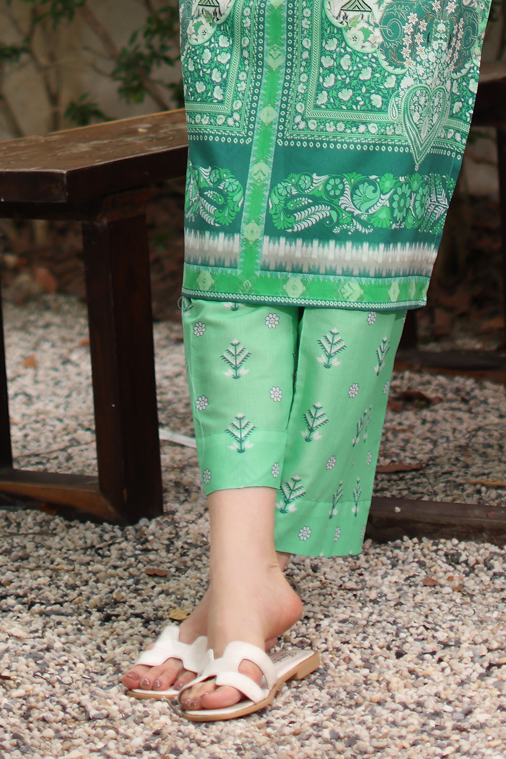 2 Piece Printed Lawn Suit with Printed Trouser