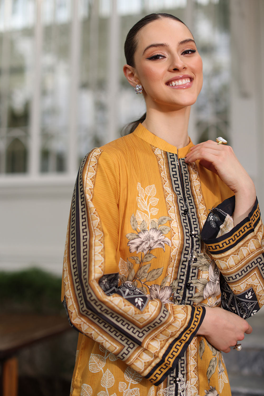 2 Piece Printed Lawn Suit with Printed Trouser