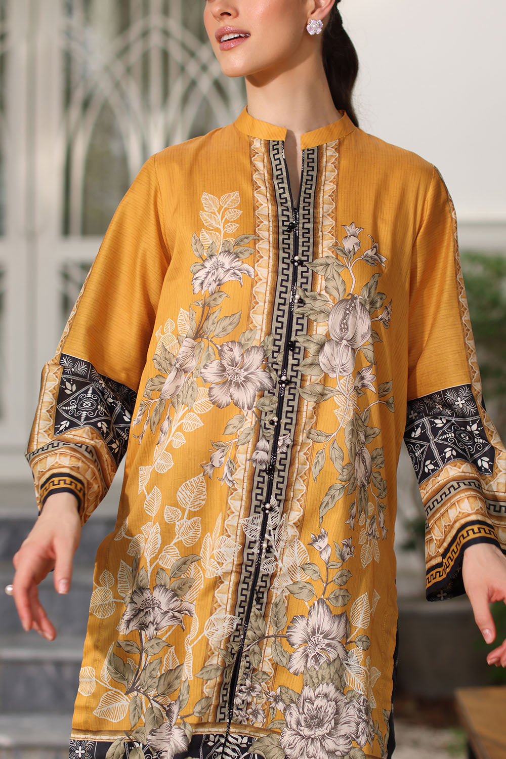 2 Piece Printed Lawn Suit with Printed Trouser