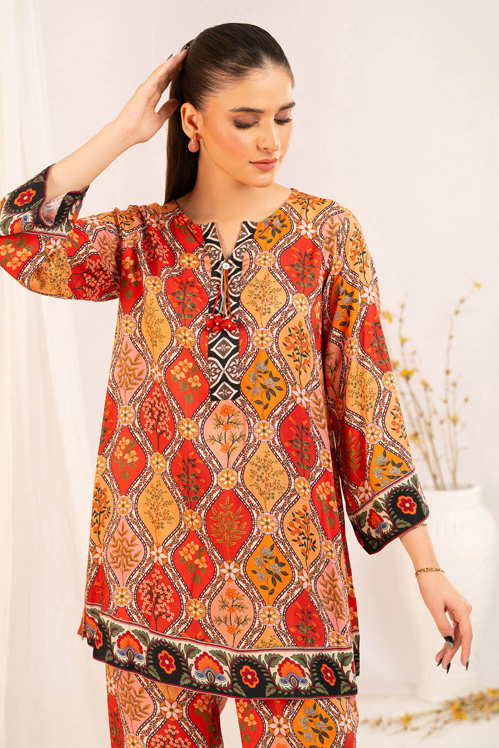 Embroidered Cotton Shirt
