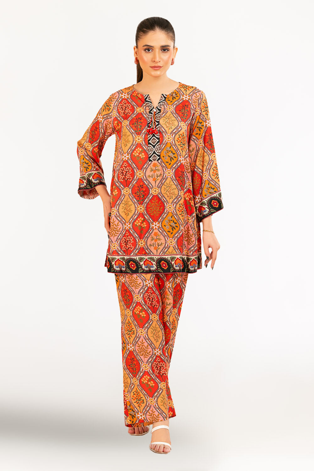 1 Piece Printed Linen Shirt
