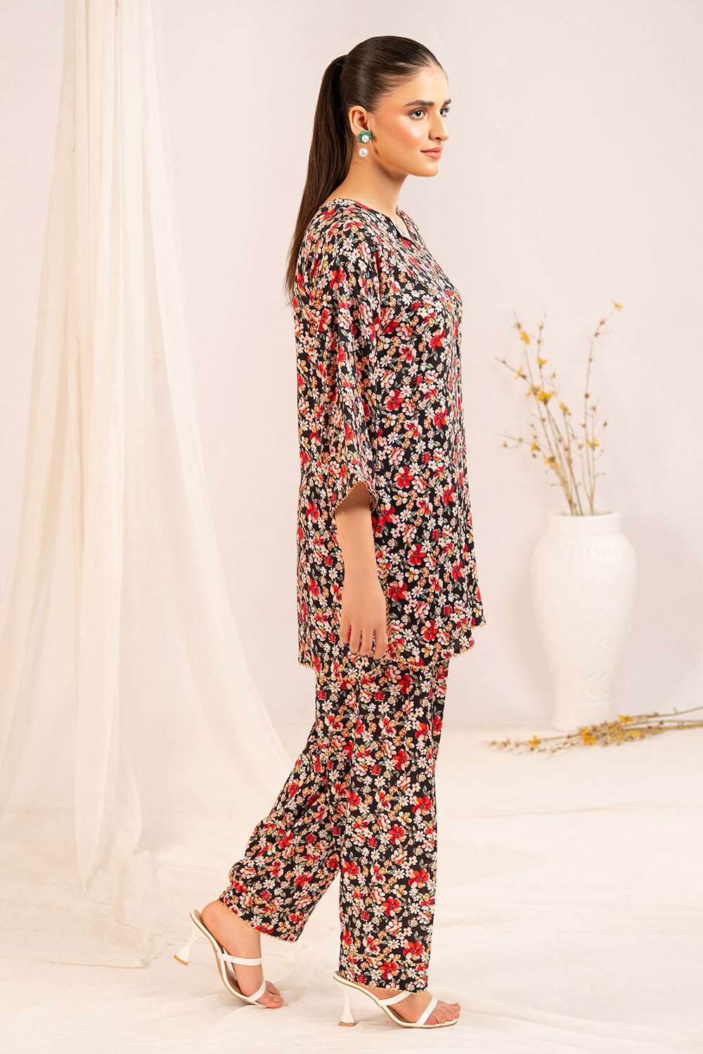 1 Piece Printed Linen Shirt